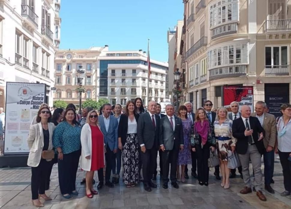 Inauguración de la exposición “Historia del Cuerpo Consular en Málaga. 1641-2022”