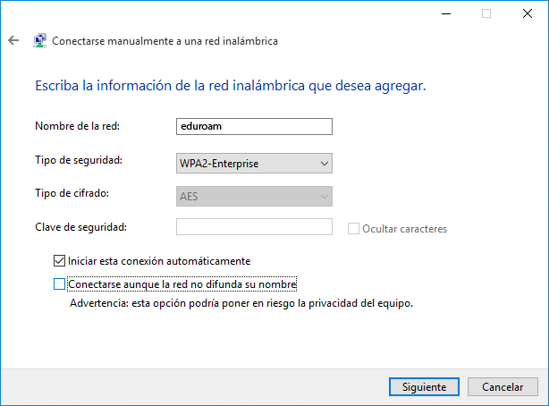 discreción Ahora vestido Configuración wifi para windows 10 - Universidad de Málaga